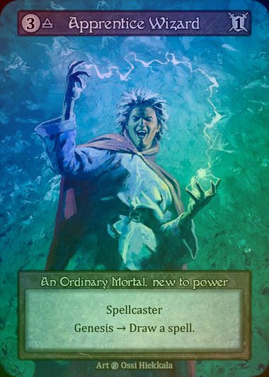 【FOIL】[Air] Apprentice Wizard [beta-Ordinary]